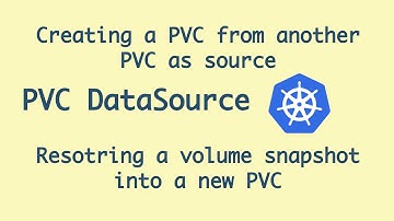 DataSource and DataSourceRef for PVC resources | Writing a K8S Volume Populator from scratch - 1