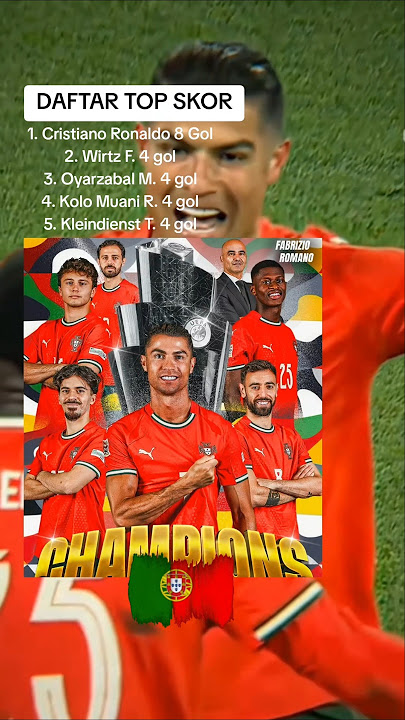 Cristiano Ronaldo top skor UNL 2025, hasil akhir Portugal vs Spanyol. Selamat CR7 #cr7