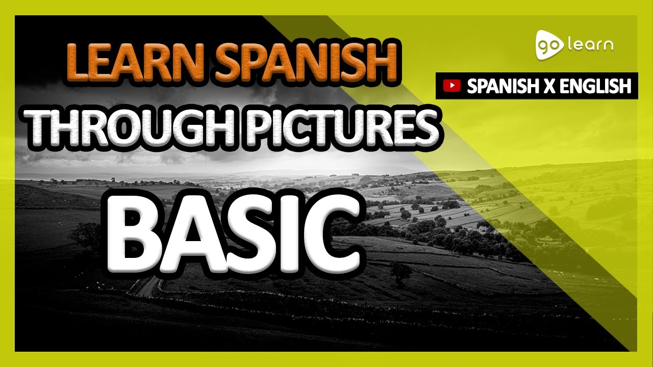 Learn Spanish Through Pictures |Spanish Vocabulary Basic | Golearn