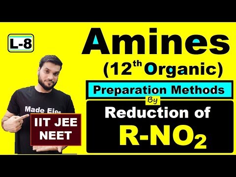 Video (L-8) Preparation of R-NH2 (Amines) By Reduction of... - youtube