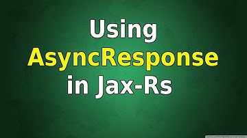 How to use AsyncResponse in Jax-Rs for retrieving Json data from MongoDb?