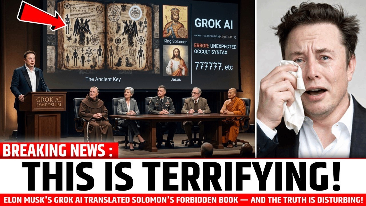 Elon Musk's Grok AI Translated Solomon's Forbidden Book — And the Truth Is Disturbing!