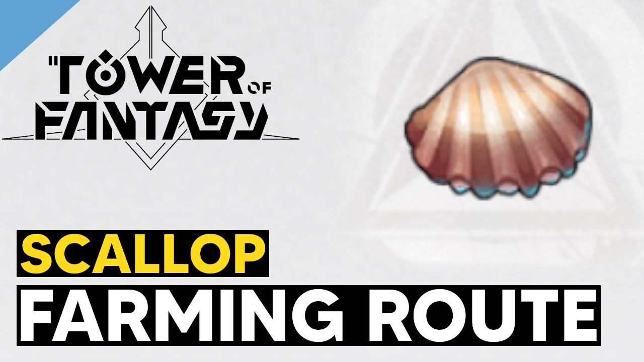Scallop Farming Route (Scallop Location) Tower of Fantasy YouTube