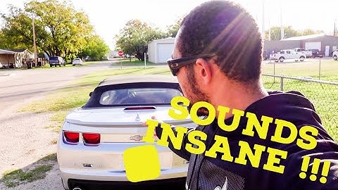 CAMARO SS MUFFLER AND RESONATOR DELETE