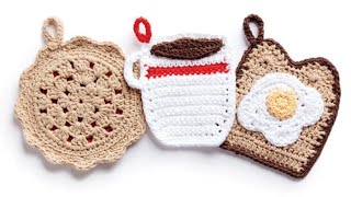 Make These 10 Cute Crochet PotHolders In Under 1 Hour - Cream Of The Crop  Crochet