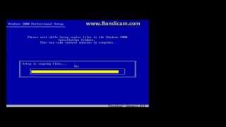 Windows 2000 install part 1