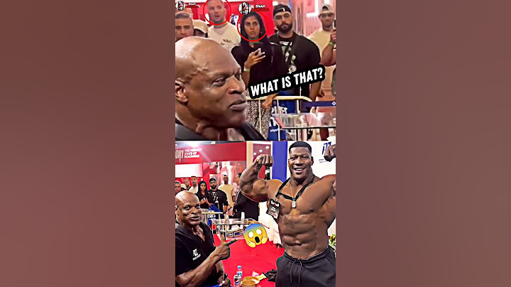 RONNIE COLEMAN REACTION TO SEEING RUBIEL MOSQUERA 😱 #shorts #viral
