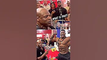 RONNIE COLEMAN REACTION TO SEEING RUBIEL MOSQUERA 😱 #shorts #viral