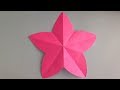 折り紙 桃の花 簡単な切り方 Origami peach flower
