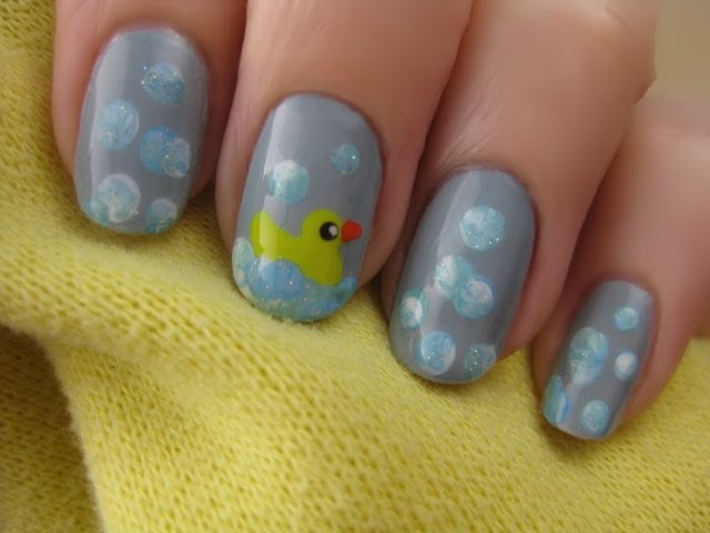 Love My Baby Shower Nails!!! It's a Boy! | Baby shower nails, Baby nails,  Elephant nails