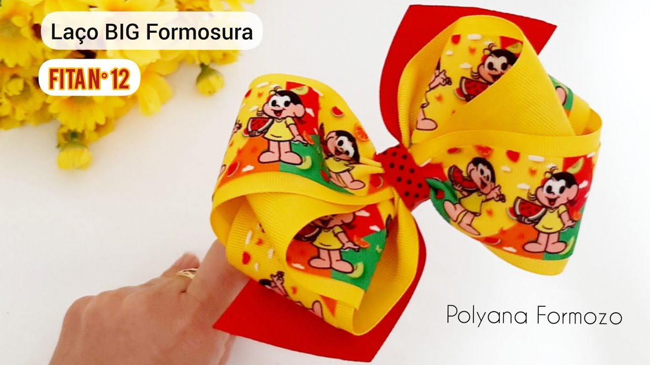 Laço Formosura BIG | Fita n12 | Imperdível | Polyana Formozo