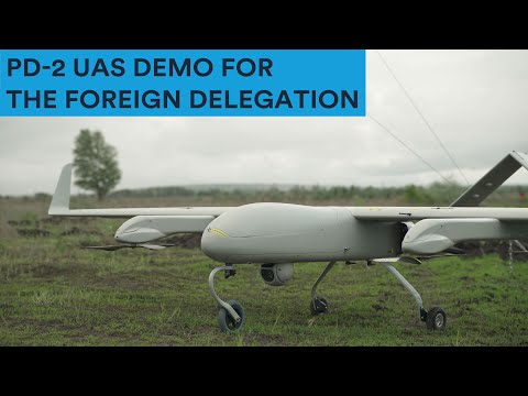 PD-2 UAS demonstration for the foreign delegation