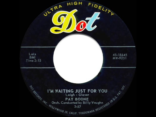 PAT BOONE - I'M WAITING JUST FOR YOU