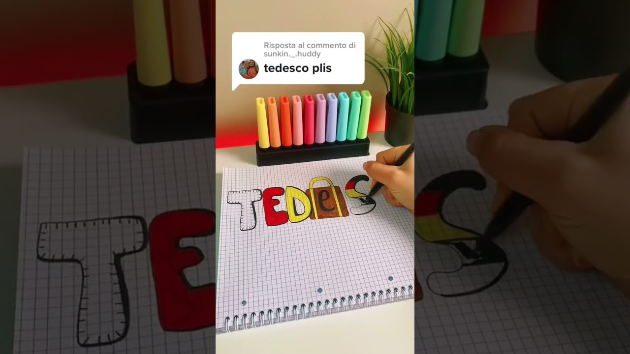 Copertina quaderno tedesco📚