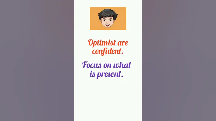 Optimist and Pessimist | Difference between Optimist and Pessimist 🤔 #english #gkquiz #learningbook
