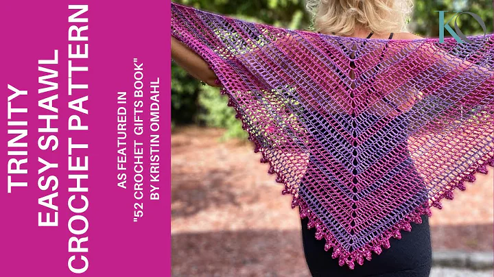 Trinity Easy Fast and Beginner Shawl Crochet Pattern