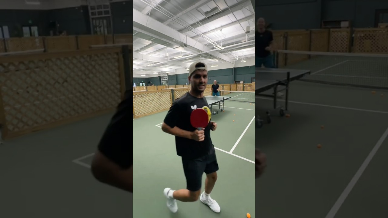 Playing with a Pro! - Exciting Table Tennis Rallies at St. Pete Athletic with Carlos & Page