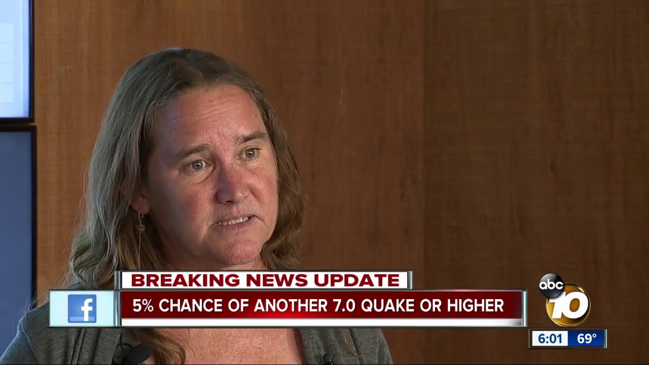 Seismologist say there is a 5% chance of another 7M quake or greater