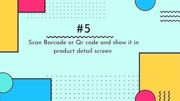 Scan Barcode or QR code to open product and show code in product detail