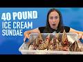 Can He Finish This GIANT Ice Cream Sundae?