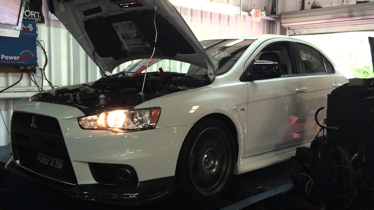 Evo X MR ETS/AMS Full intake/FMIC/Exhaust MTuned at Performance Race Solutions YouTube