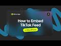 How to Add a TikTok Widget to WordPress | Guide