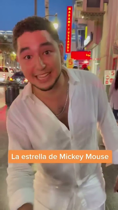 Mickey Mouse #mickeymouse #hollywood #walkoffame #shorts #imitación #imitador