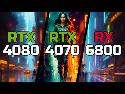 RTX 4080 vs RTX 4070 vs RX 6800 - Test in 10 Games
