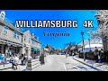 Williamsburg 4K - Driving Downtown - Virginia