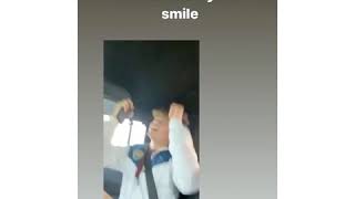 Mark Anastasio dancing and singing in the car Information