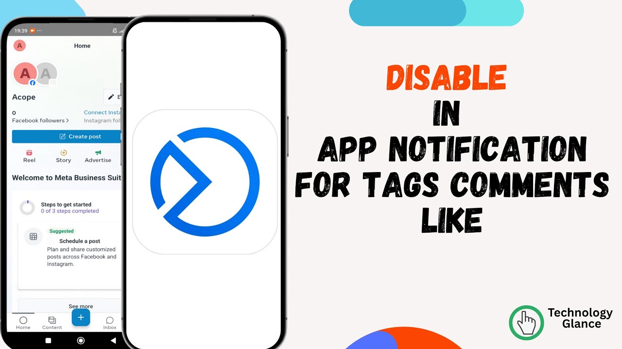 Disable In-App Notification for Tags, Comments, Likes on Business Suite |Technologyglance