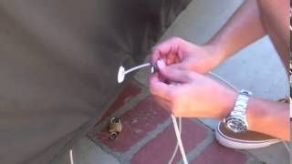 Car Cover Cable Lock Kit Installation Guide