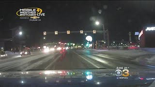 Mobile Weather Watcher Tracking Road Conditions In Bucks County