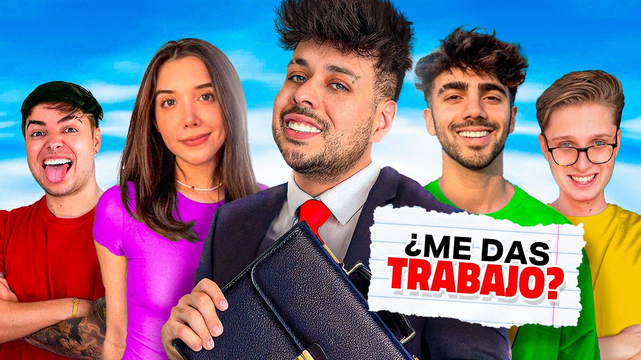 LE PIDO TRABAJO A MIS AMIGOS YOUTUBERS! *BROMA