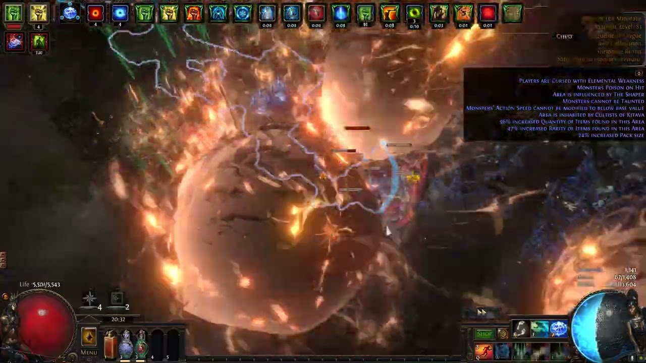 【Path of Exile】3.17 Replica Tulfall CWDT - Minotaur