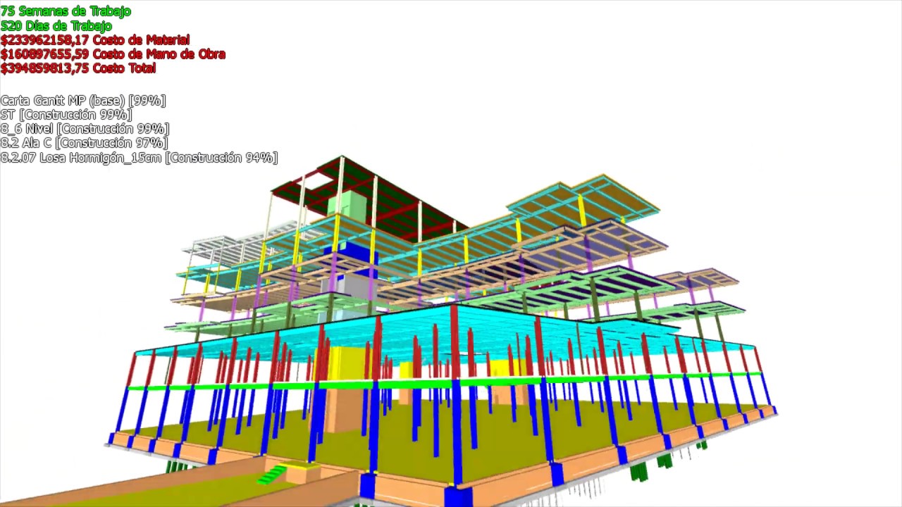 Simulación Constructiva 4D y 5D - YouTube