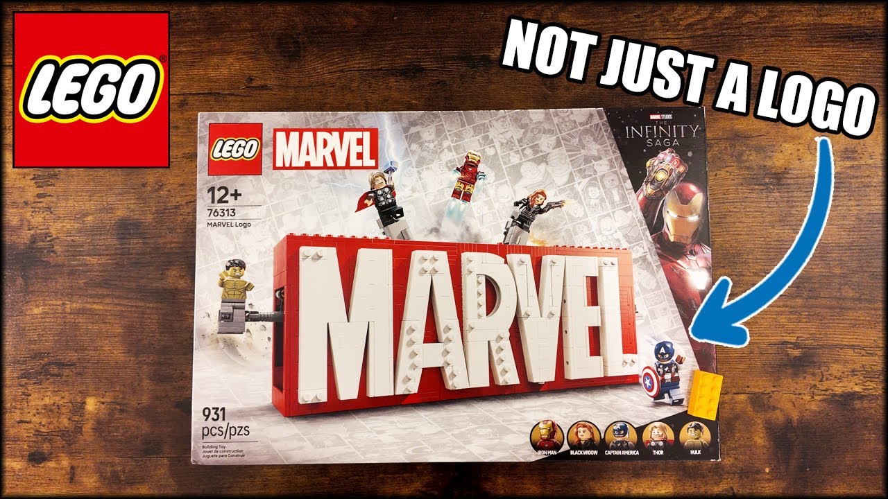 Looks Like a Logo… Until This Happens - LEGO Marvel Logo 76313 (2025) Review!