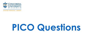 Pico Questions