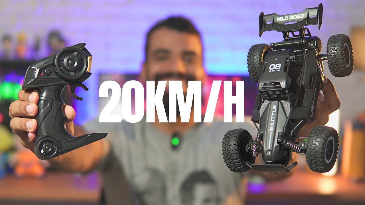 CARRINHO DE CONTROLE REMOTO RECARREGÁVEL | Dica de presente BOM E BARATO!