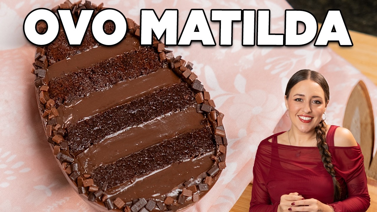 Transformei o BOLO MATILDA em OVO DE COLHER (Olha Essas Camadas!) | Tábata Romero