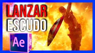 Como USAR Element 3D After Effects 🛡️ Como Lanzar El Escudo de CAPITAN AMERICA en After Effects
