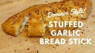 Easy Stuffed Garlic Bread Sticks Recipe Dominos Style Cheesy Garlic Bread Recipe Homemade
