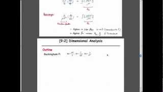 9:2 Dimensional Analysis - Buckingham Pi