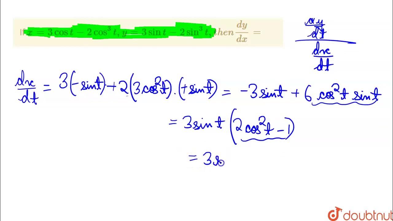 Cos3t. 3cos2t-4cost 4. 3 cos t. Sin(sin(x)cos(x)). 3 cos t.