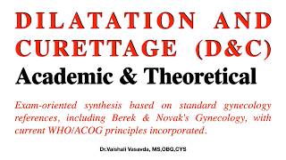 D&C Procedure | Dilatation & Curettage Step by Step | Must Know for Medical & Nursing Students