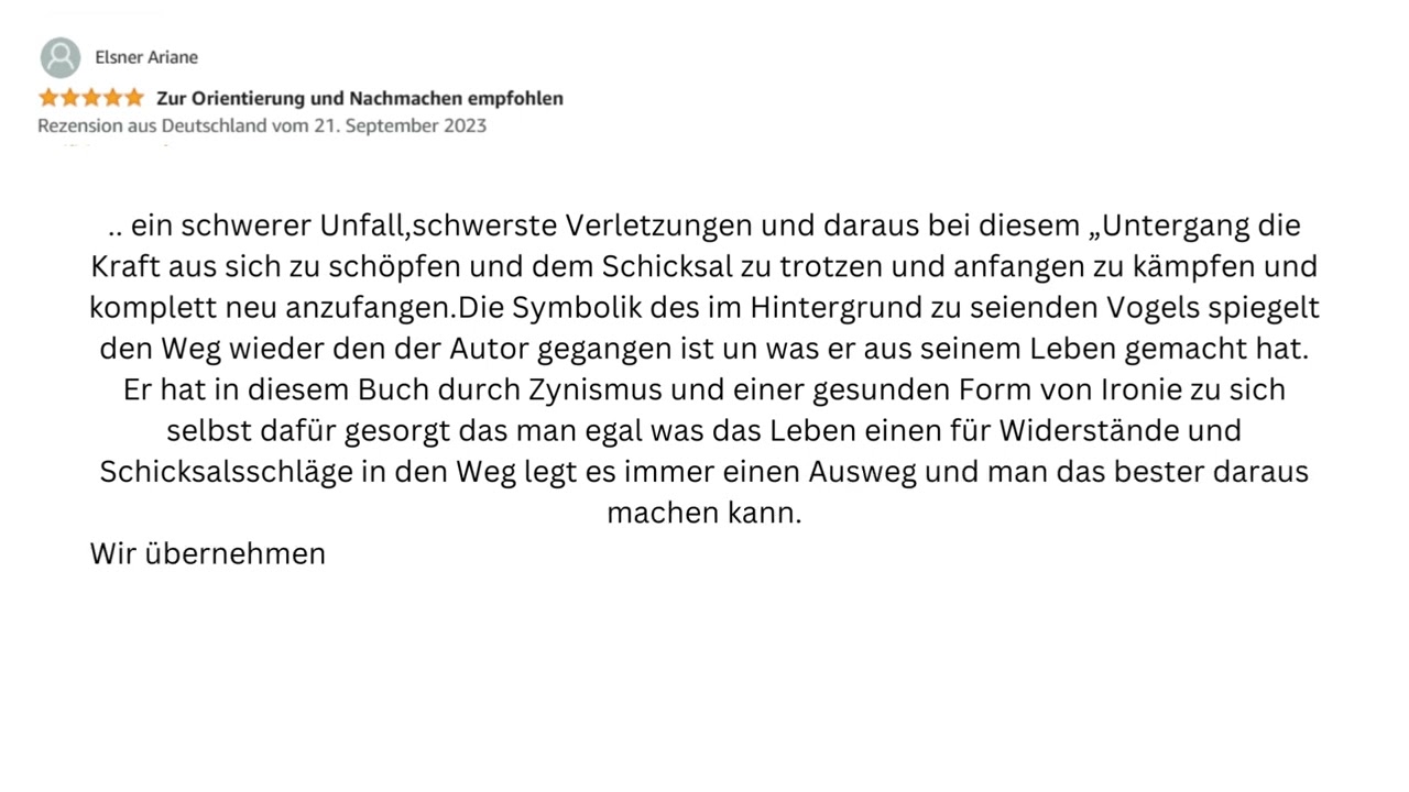 Buch: Aus der Asche zum Erfolg