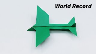 Download Lagu How to Make a World Record Paper Airplane for Flight Time MP3 Download Lagu How to Make a World Record Paper Airplane for Flight Time MP3