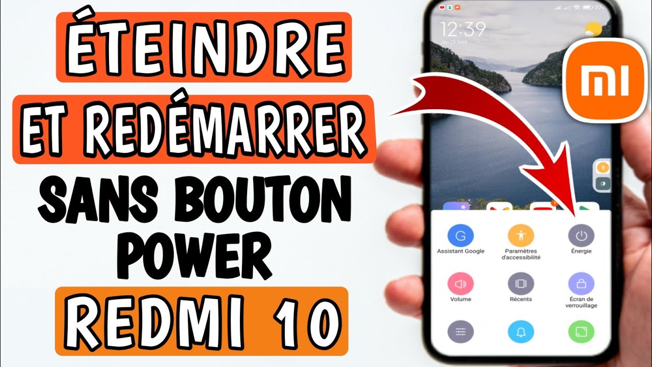 Comment éteindre | redémarrer Redmi 10 sans le bouton power