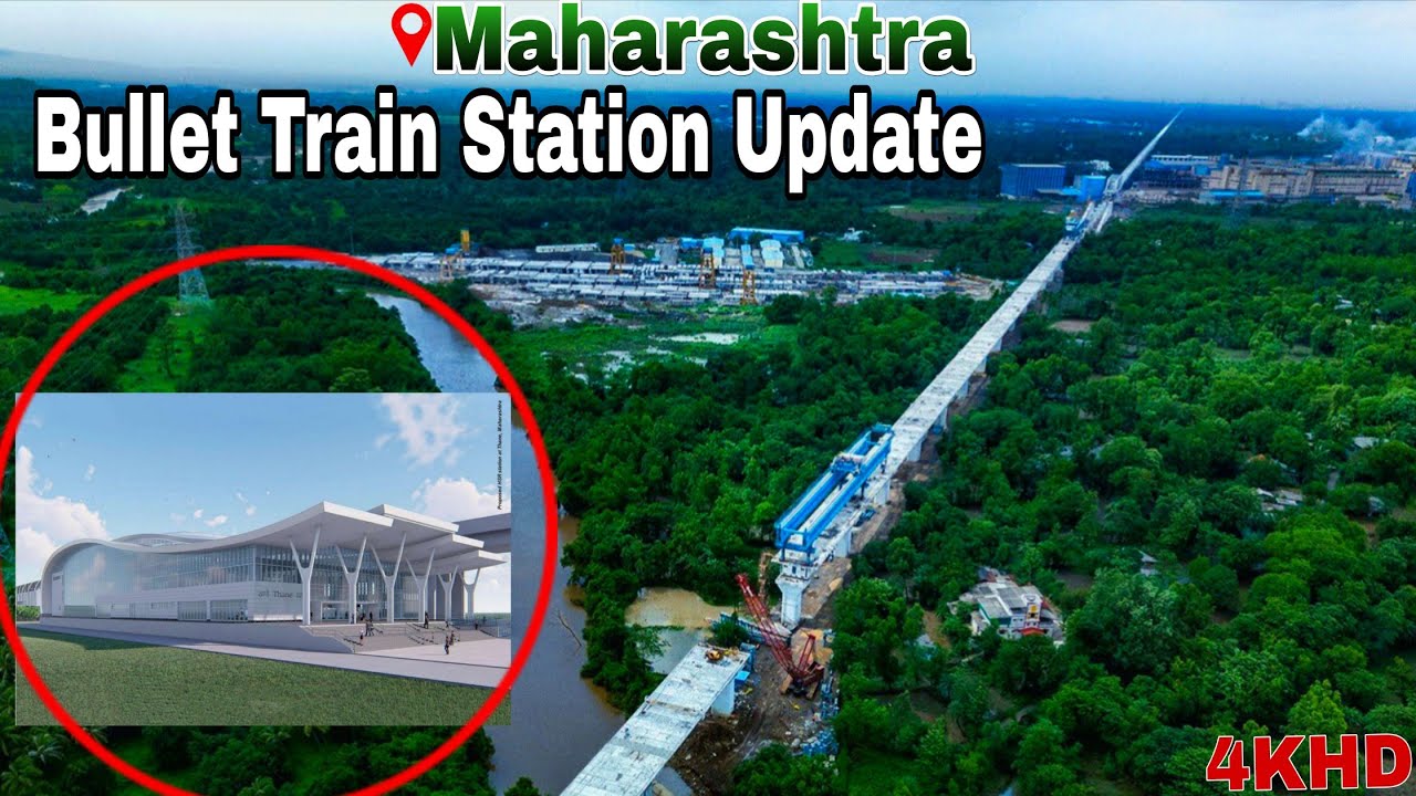Bullet Train  Station Update Maharashtra/ Mumbai Thane Bullet Train Station ( DHOLERA SIR) 