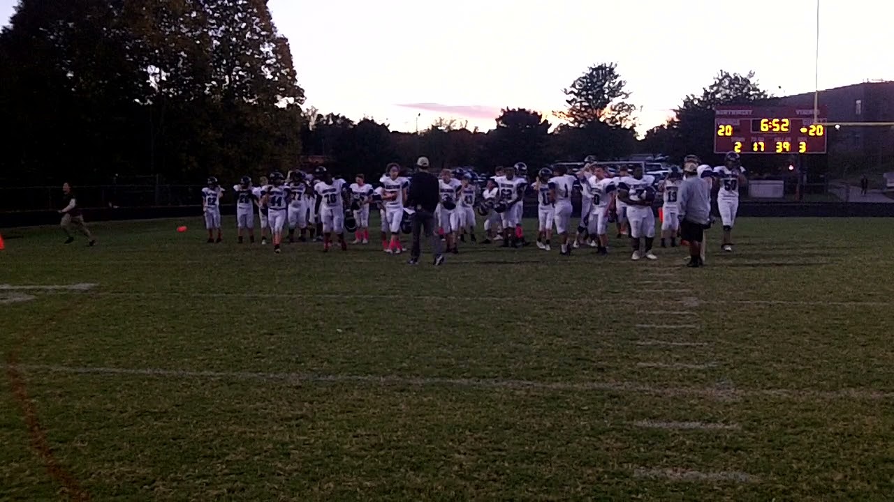 Northern Guilford at Northwest Guilford Middle School Football on 10/27